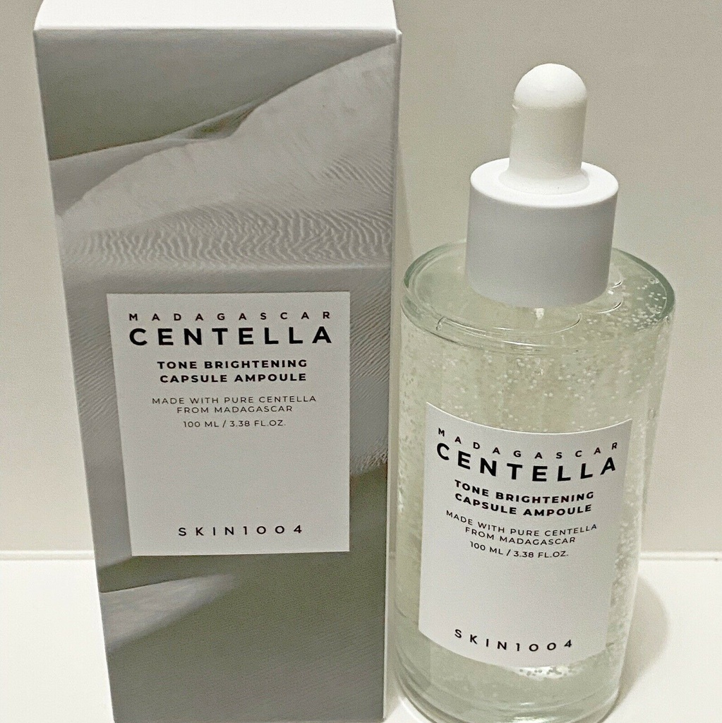 SKIN1004 Madagascar Centella Tone Brightening Capsule Ampoule Moisturising Serum to Brighten and Smooth the Skin 100 Ml