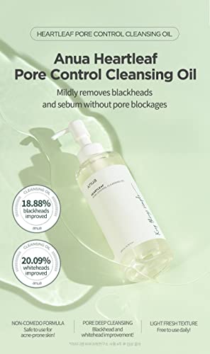 Anua, Heartleaf Pore Control Cleansing Oil , 6.67 Fl Oz (200 Ml)
