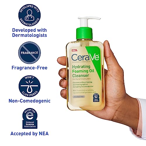 CeraVe Hydrating Foaming Oil Cleanser - 8 Fl Oz