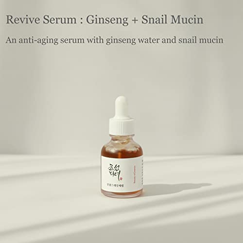 Beauty of Joseon, Revive Serum, Ginseng + Snail Mucin, 1.01 Fl Oz (30 Ml)