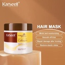 Karseell Collagen Hair Treatment Deep Repair Conditioning Argan Oil Collagen Hair Mask Essence for Dry Damaged Hair All Hair Types 16.90 Oz 500ml