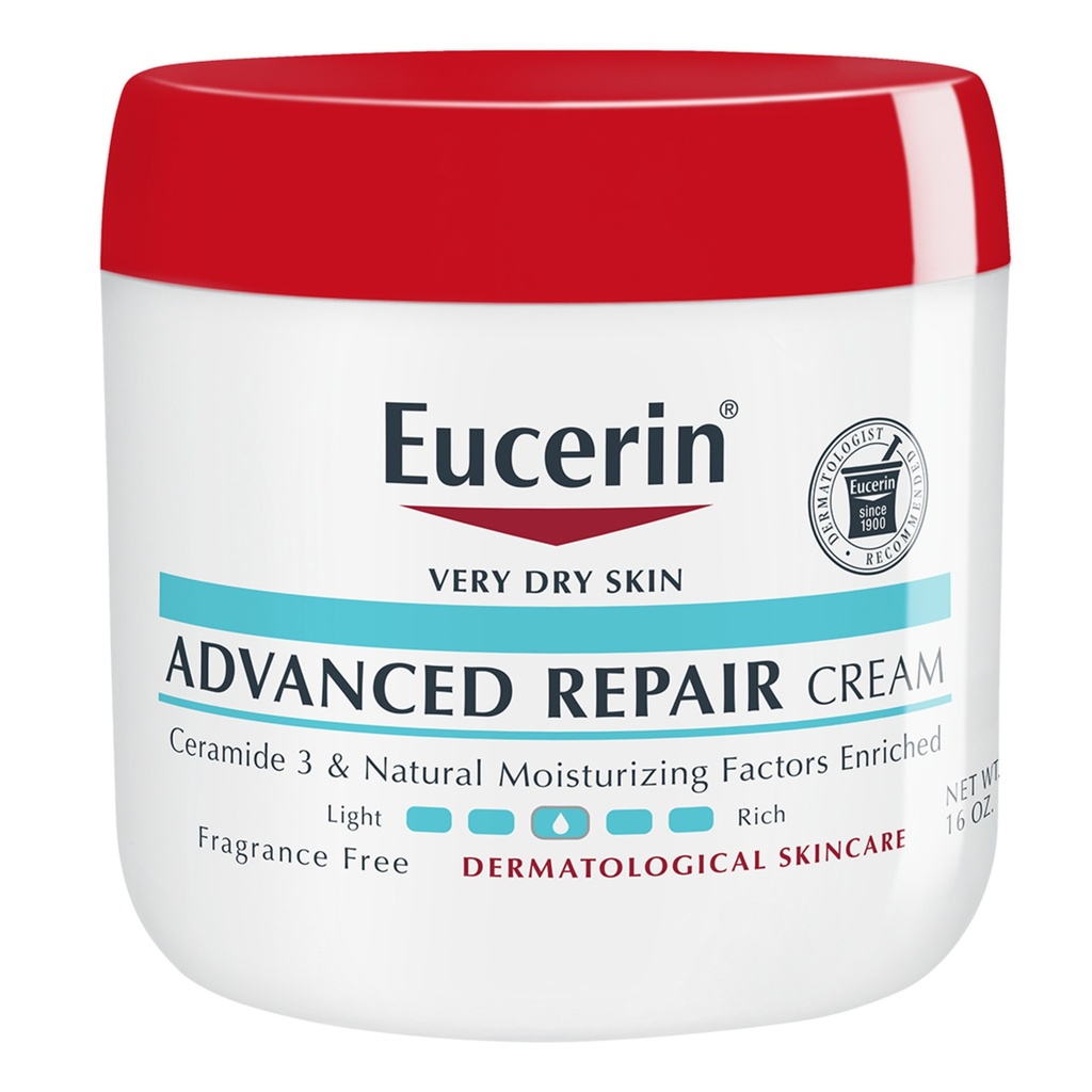 Eucerin, Advanced Repair Cream, Fragrance Free, 16 fl.oz. (454 g)