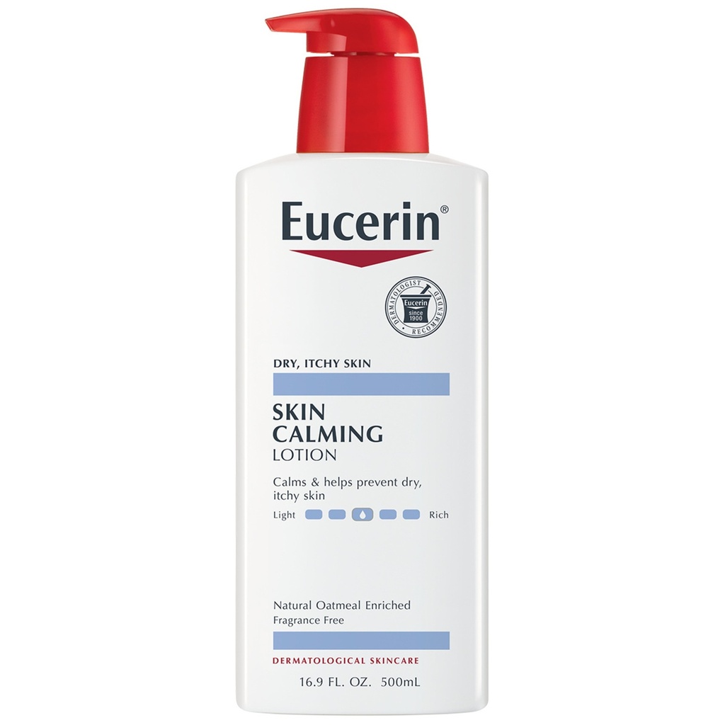 Eucerin, Skin Calming Lotion, Fragrance Free, 16.9 fl.oz. (500 ml)