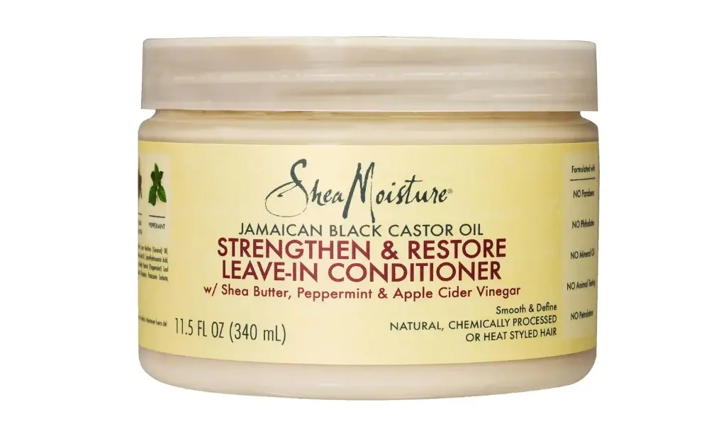 SheaMoisture, Jamaican Black Castor Oil, Strengthen & Restore Leave-in Conditioner, 11.5 fl.oz. (340 ml)