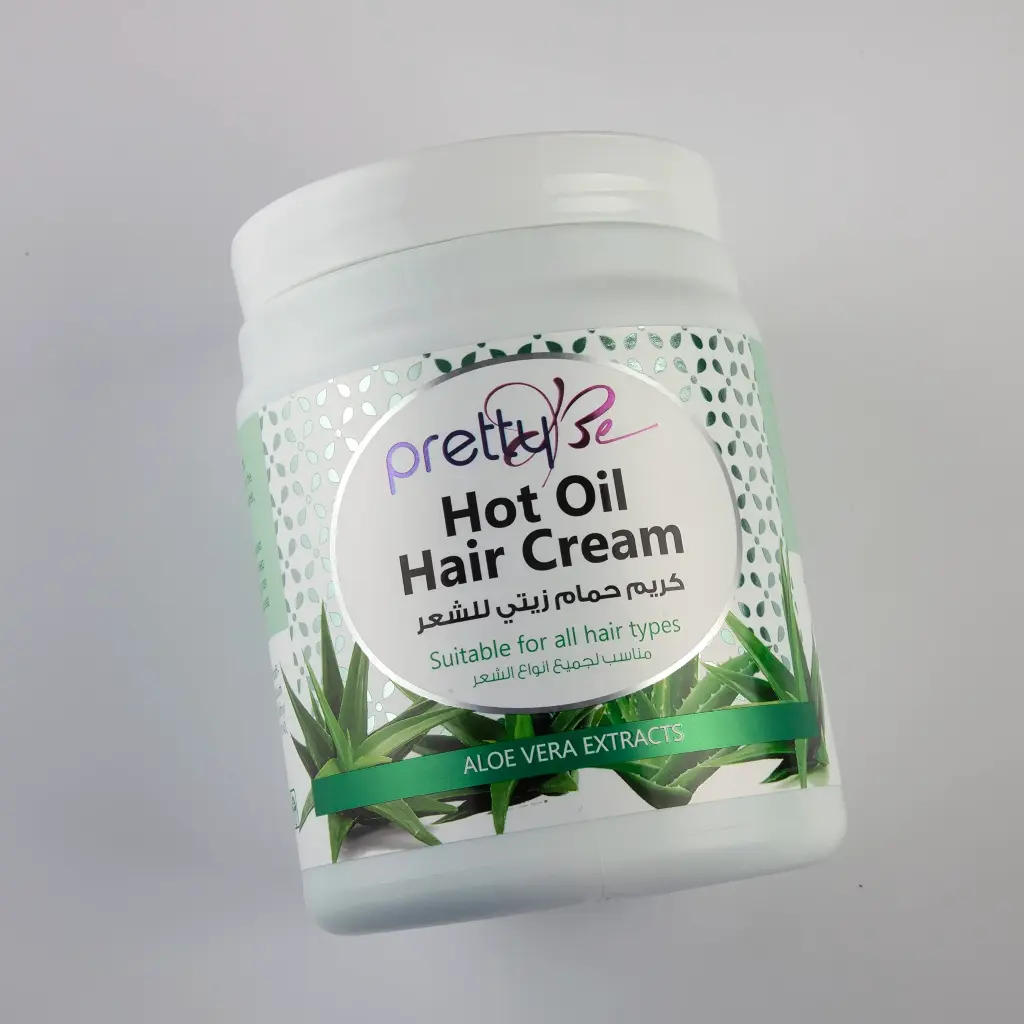 PrettyBe, Hot Oil Aloe Vera Cream, (1000 ml)