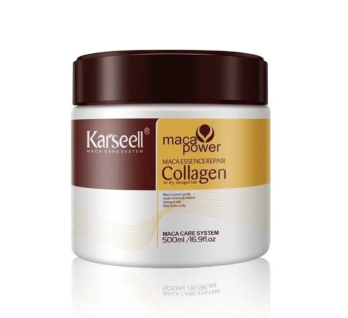 Karseell, Collagen Hair Treatment Deep Repair Conditioning Hair Mask Argan Oil Coconut Oil, 19.9 fl.oz. (500 ml)