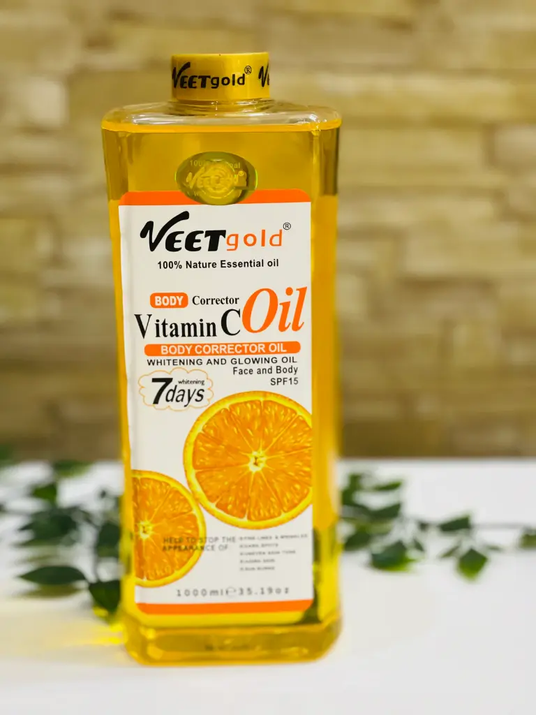 Veet Gold, Vitamin C Whitening & Glowing Oil, (1000 ml)