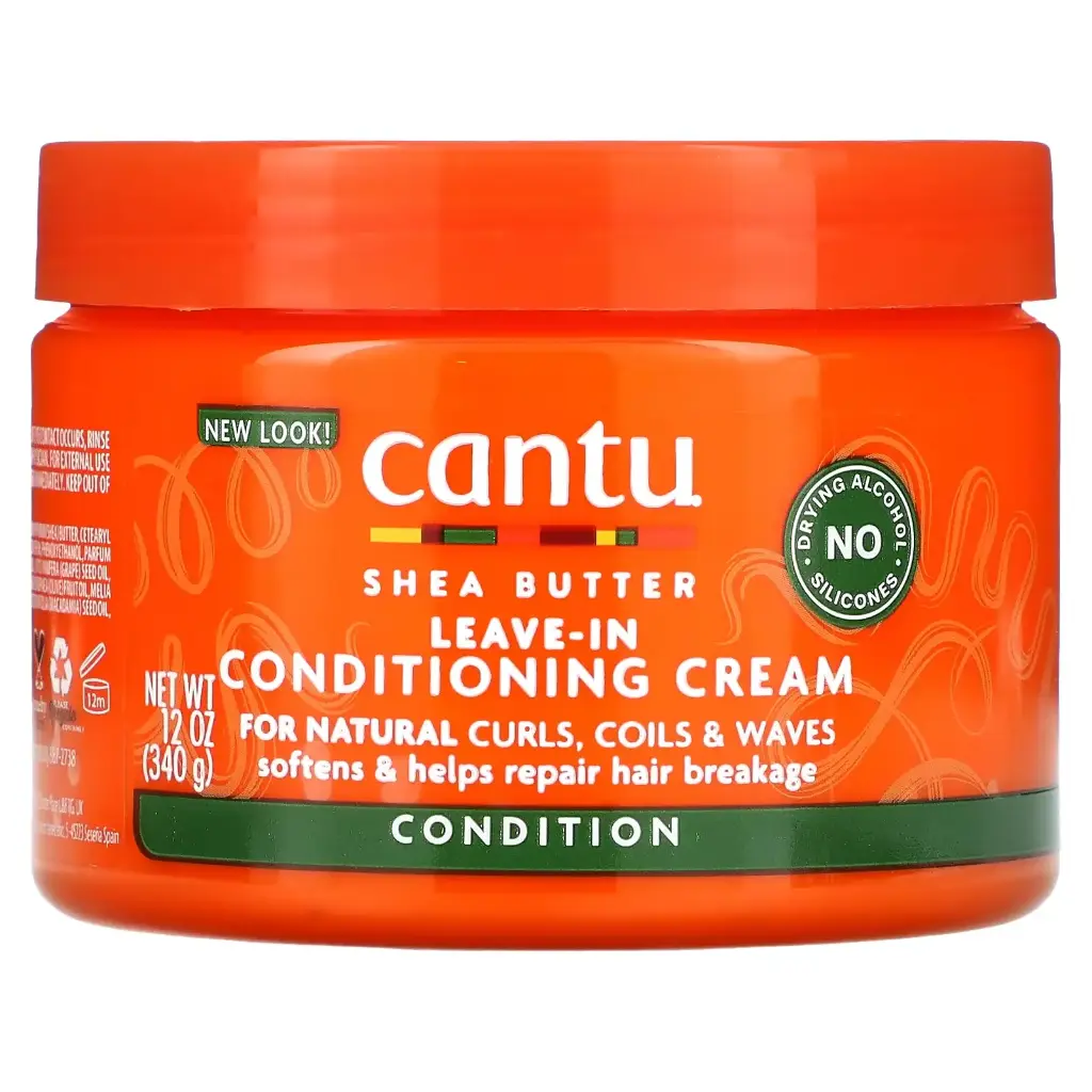 Cantu, Shea Butter, Leave-in Conditioning Cream, for Natural Curls, Coils & Waves, 12oz (340g)