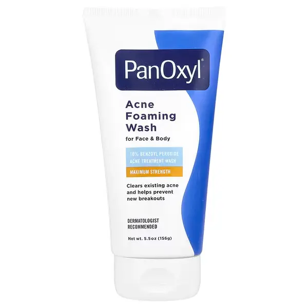 PanOxyl, Acne Foaming Wash for Face & Body, 5.5 fl.oz. (156 g)