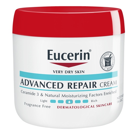 Eucerin, Advanced Repair Cream, Fragrance Free, 16 fl.oz. (454 g)