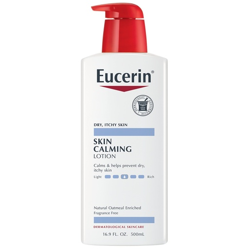 Eucerin, Skin Calming Lotion, Fragrance Free, 16.9 fl.oz. (500 ml)