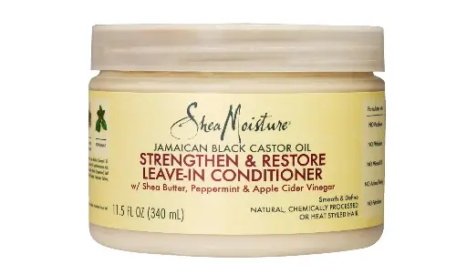 SheaMoisture, Jamaican Black Castor Oil, Strengthen & Restore Leave-in Conditioner, 11.5 fl.oz. (340 ml)