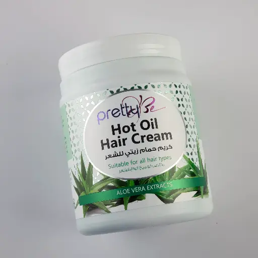 PrettyBe, Hot Oil Aloe Vera Cream, (1000 ml)