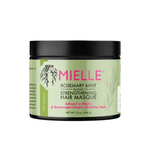 Mielle, Strengthening Hair Masque, Rosemary Mint, 12 fl.oz.(340 g)