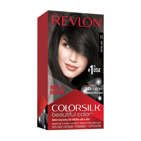 REVLON ColorSilk Beautiful Color No.11 Soft Black Hair Color