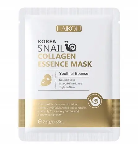 LAIKOU, Korea Snail Collagen Essence Mask Youthful Bounce 1 pc 