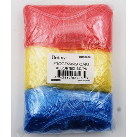 Brittny Cap Processing Assorted, (30 pk)
