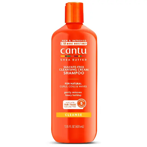 Cantu, Shea Butter, Cleansing Cream Shampoo, for Natural Curls, Coils & Waves, 13.5 fl.oz. (400 ml)
