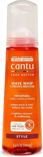 Cantu, Shea Butter, Wave Whip Curling Mousse, 8.4 fl.oz. (248 ml)