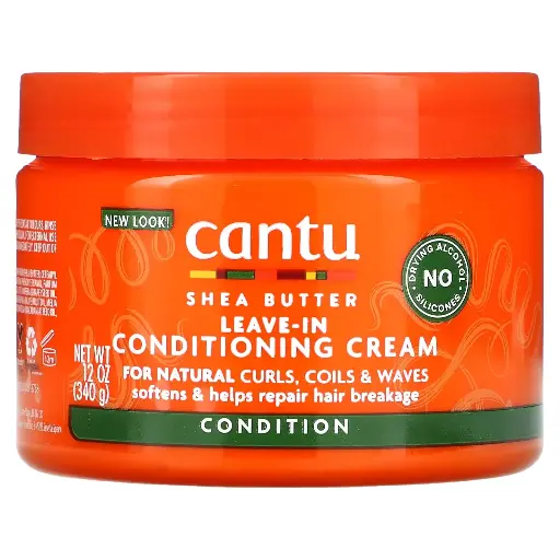 Cantu, Shea Butter, Leave-in Conditioning Cream, for Natural Curls, Coils & Waves, 12oz (340g)