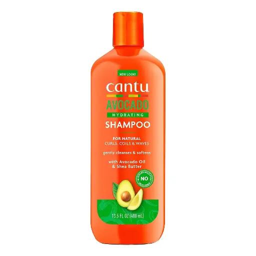 Cantu, Avocado Hydrating Shampoo, for Natural Curls, Coils & Waves, 13.5 fl.oz. (400 ml)
