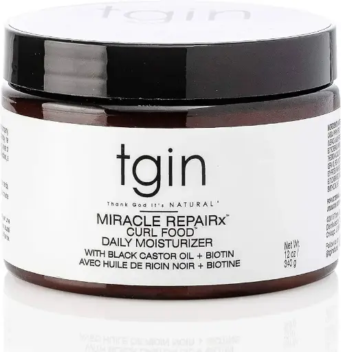 tgin, Miracle Repairx, Curl Food, Daily Moisturizer for Damaged Hair, Repair-Protect-Restore, 12 fl.oz. (340 g)