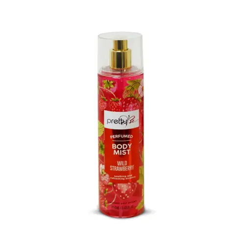 PrettyBe, Perfumed Body Mist Wild Strawberry, 8.45 fl.oz. (250 ml) 