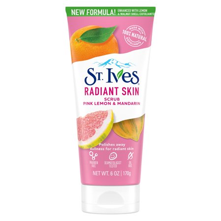 St. Ives, Radiant Skin Scrub Pink Lemon and Mandarin, 6 fl.oz (170 g)