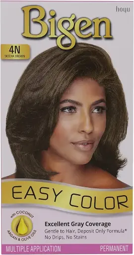 Bigen, Easy Color Permanent Hair, 4N Mocha Brown,  2.82 fl.oz. (80 g)