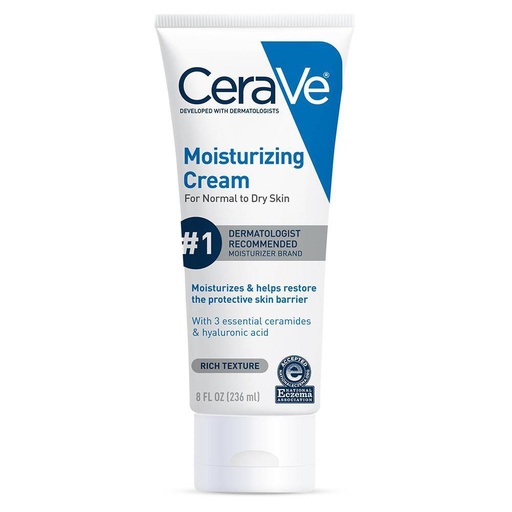 CeraVe, Moisturizing Face & Body Cream for Normal to Dry Skin, 8 fl.oz (236 ml)