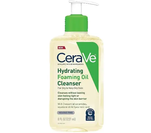 CeraVe, Hydrating Foaming Oil Cleanser for Dry to Very Dry Skin, 8 fl.oz. (237 ml)