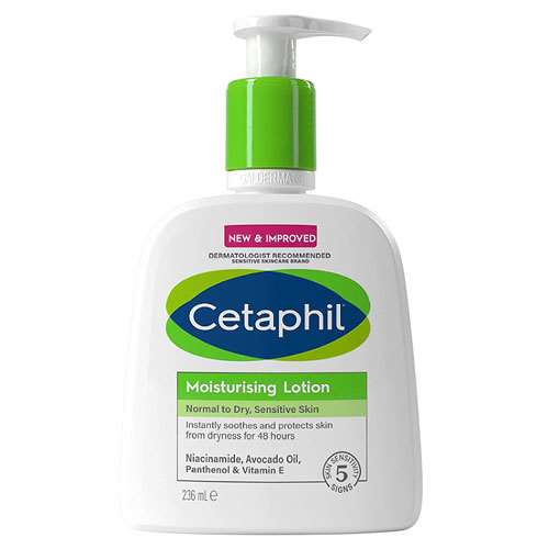 Cetaphil, Moisturising Lotion, for Normal to Dry, Sensitive Skin, with Niacinamide, (236 ml)