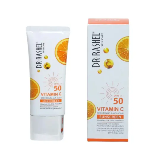 DR. RASHEL, Vitamin C Brightening & Anti- Aging, Sunscreen,1.76 oz (50g)
