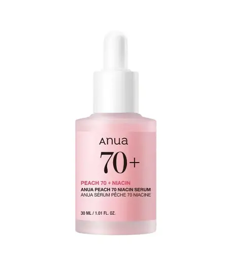 Anua, Peach 70% Niacin Serum, 1.01 fl.oz. (30 ml)