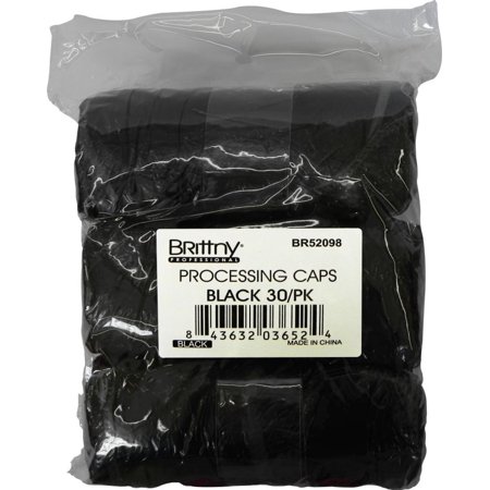 Brittny Cap Processing Black, (30 pk)