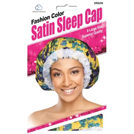 Dream Women-Satin Sleep Cap Floral
